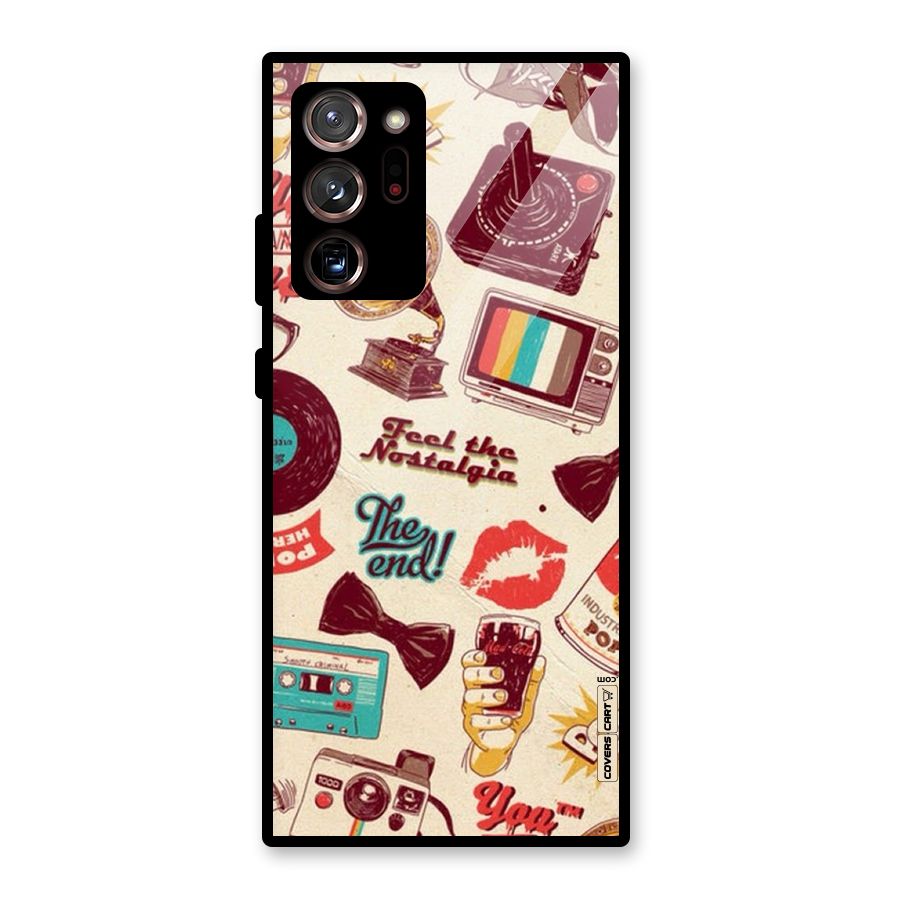 Feel The Nostalgia Glass Back Case for Galaxy Note 20 Ultra
