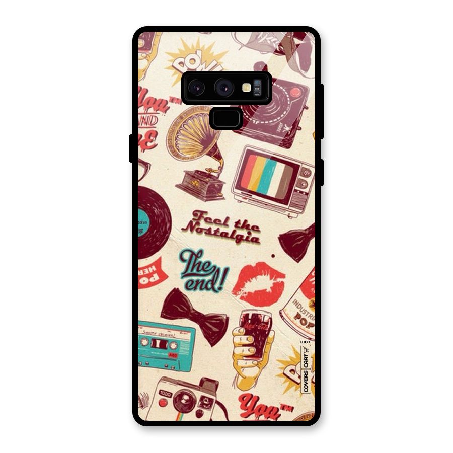 Feel The Nostalgia Glass Back Case for Galaxy Note 9