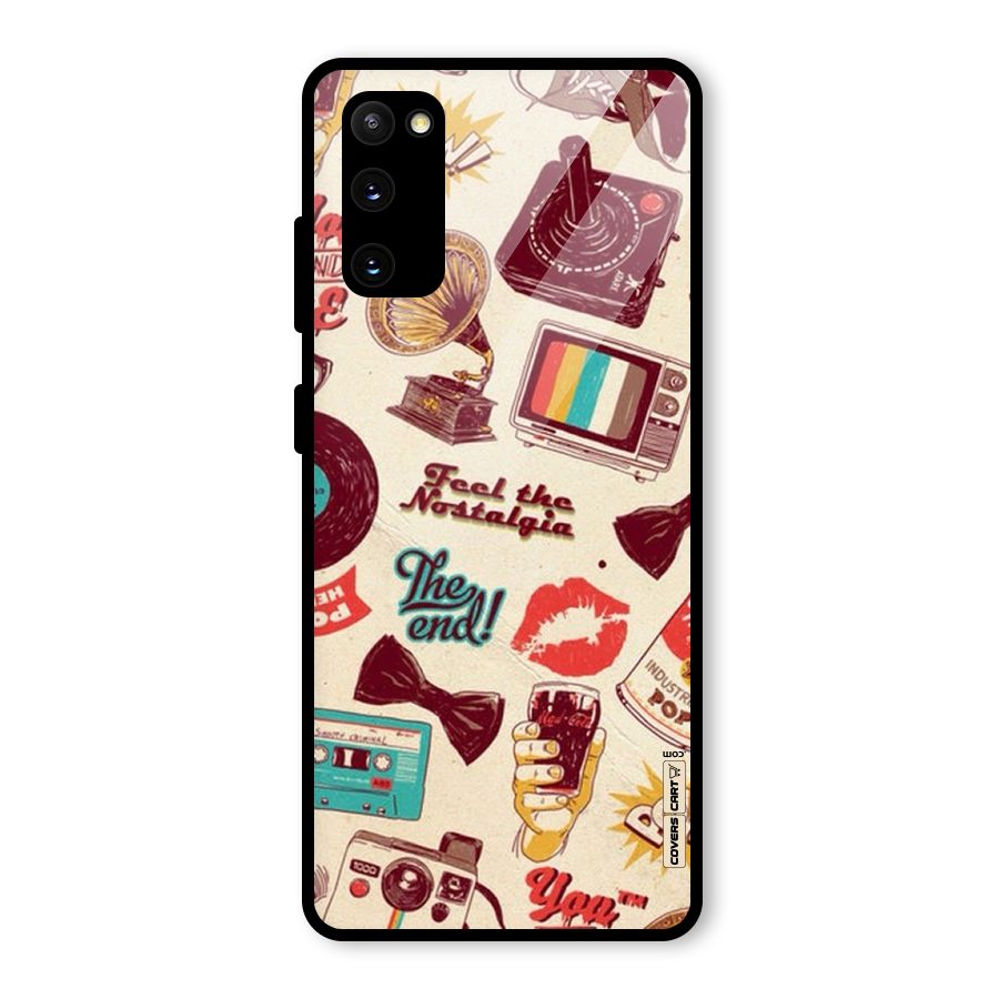 Feel The Nostalgia Glass Back Case for Galaxy S20 FE 5G