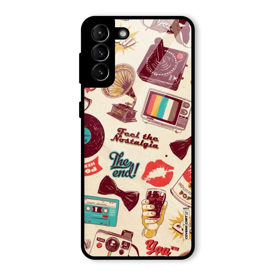 Feel The Nostalgia Glass Back Case for Galaxy S21 Plus