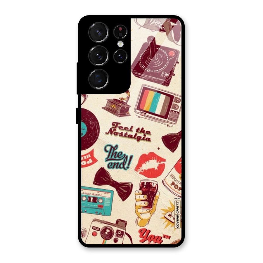 Feel The Nostalgia Glass Back Case for Galaxy S21 Ultra 5G