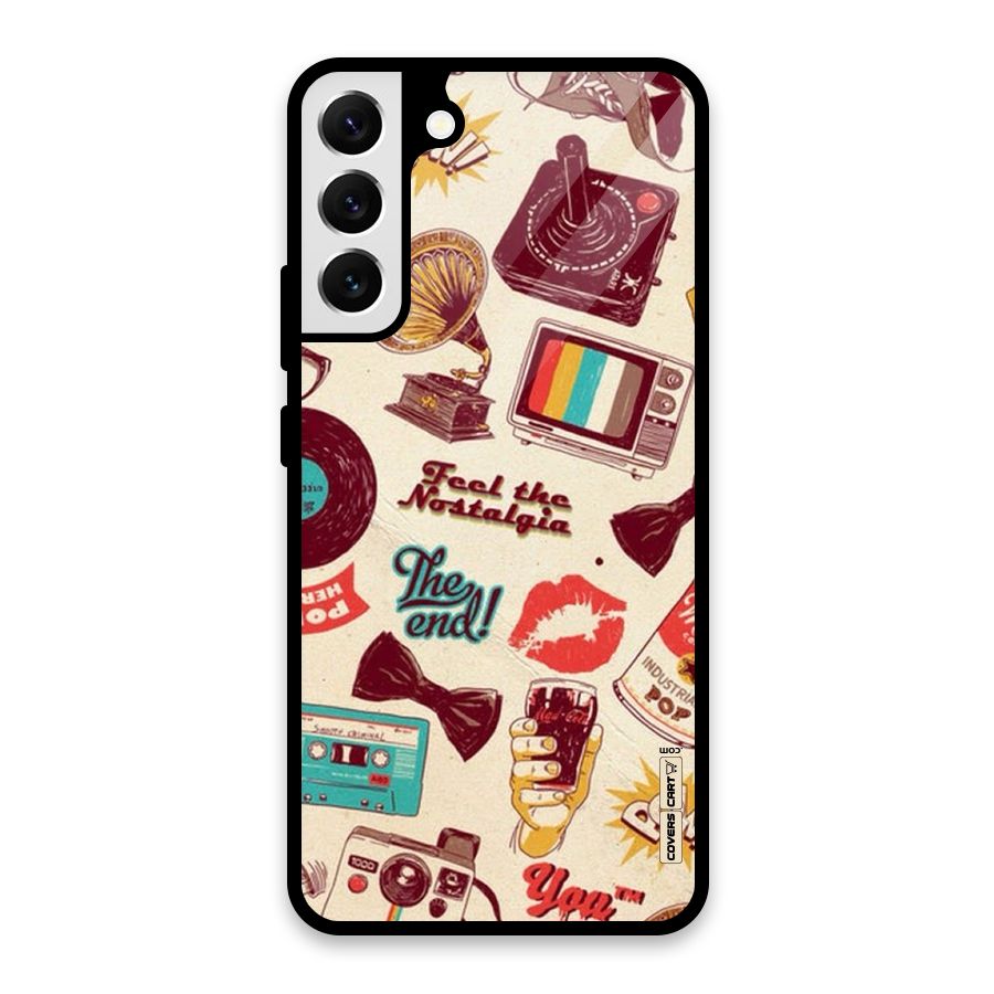 Feel The Nostalgia Glass Back Case for Galaxy S22 Plus 5G