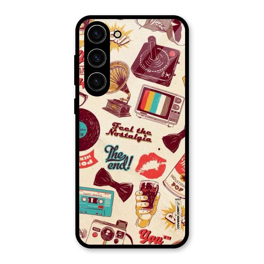 Feel The Nostalgia Glass Back Case for Galaxy S23 Plus