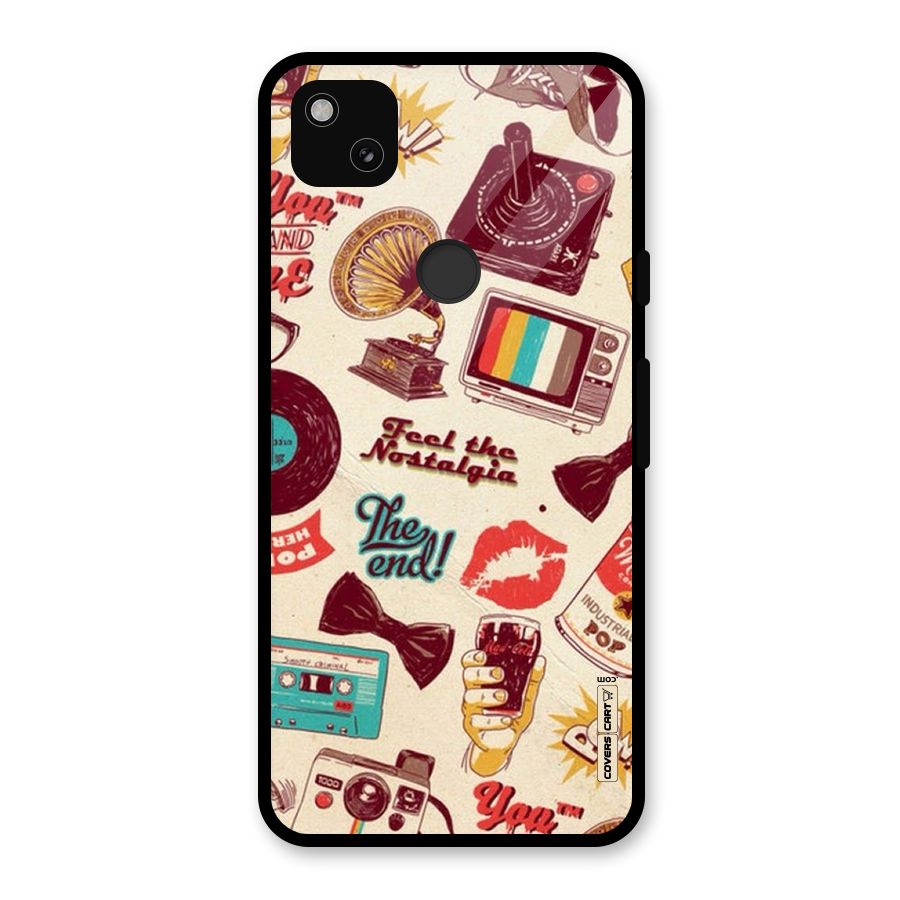 Feel The Nostalgia Glass Back Case for Google Pixel 4a