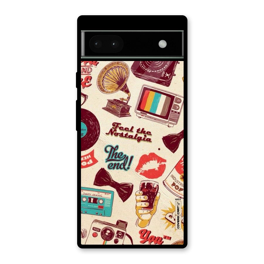 Feel The Nostalgia Glass Back Case for Google Pixel 6a