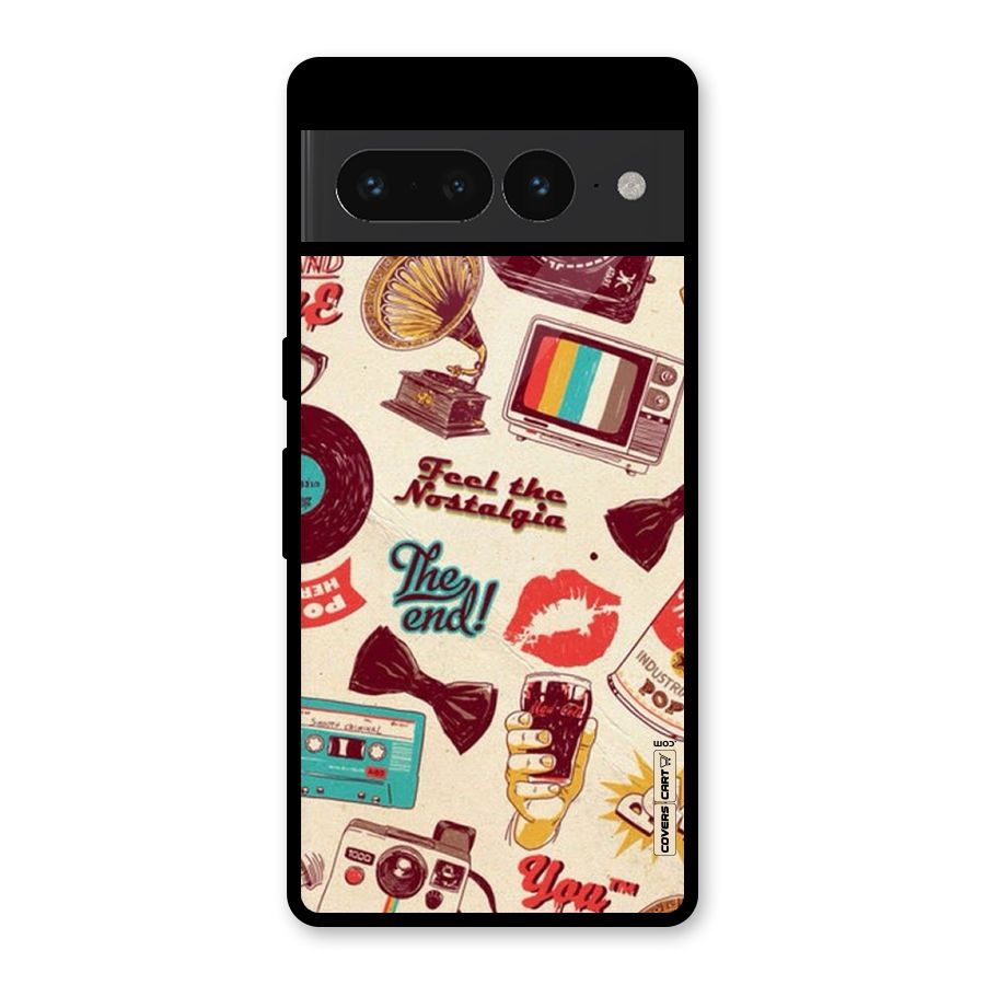 Feel The Nostalgia Glass Back Case for Google Pixel 7 Pro