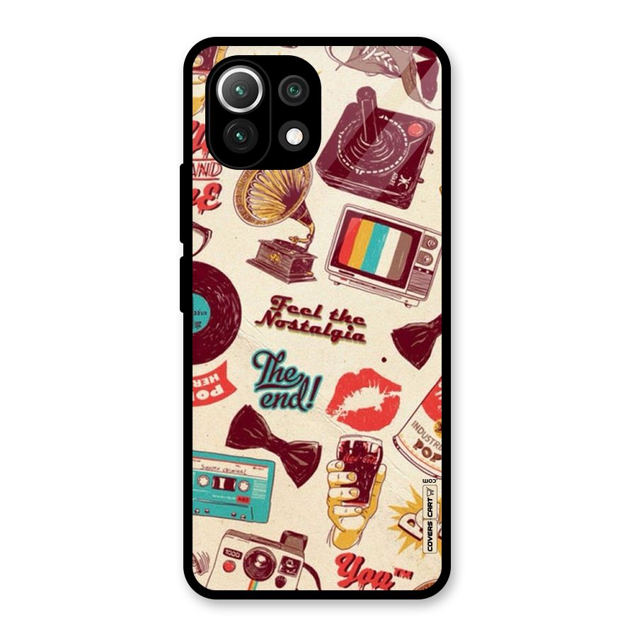 Feel The Nostalgia Glass Back Case for Mi 11 Lite