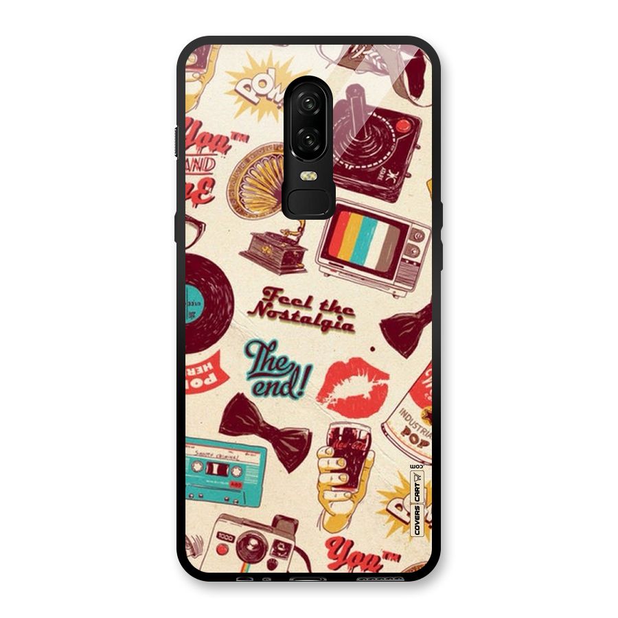 Feel The Nostalgia Glass Back Case for OnePlus 6