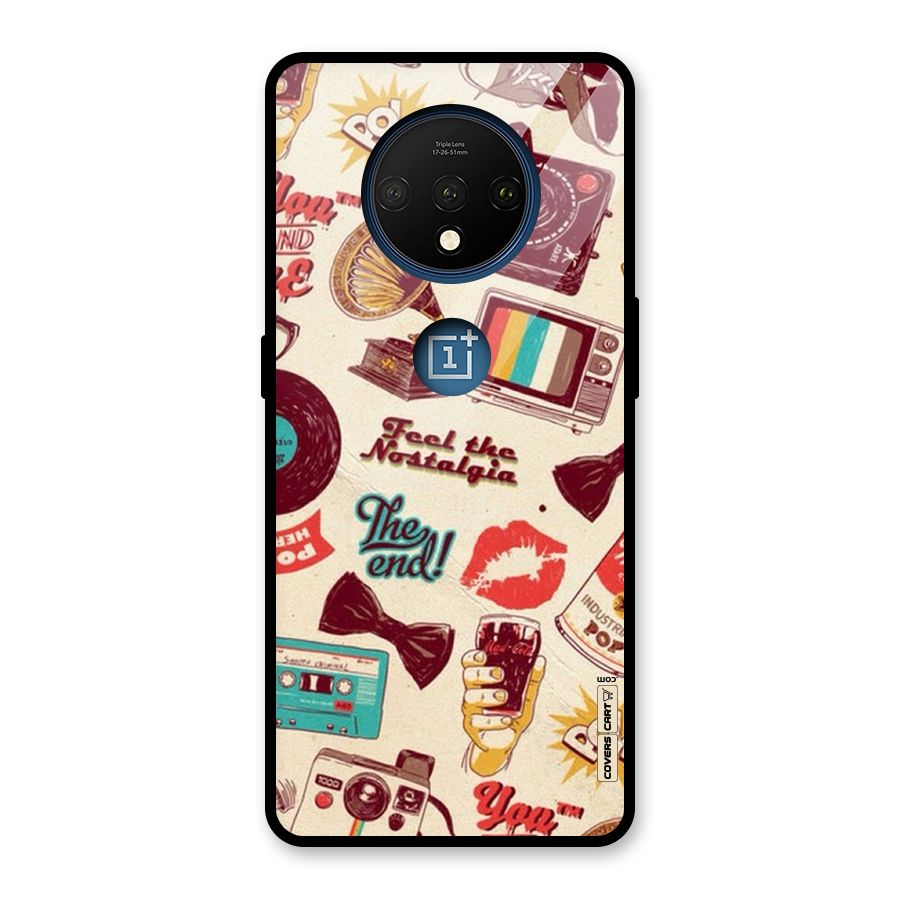 Feel The Nostalgia Glass Back Case for OnePlus 7T