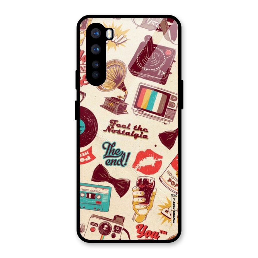 Feel The Nostalgia Glass Back Case for OnePlus Nord