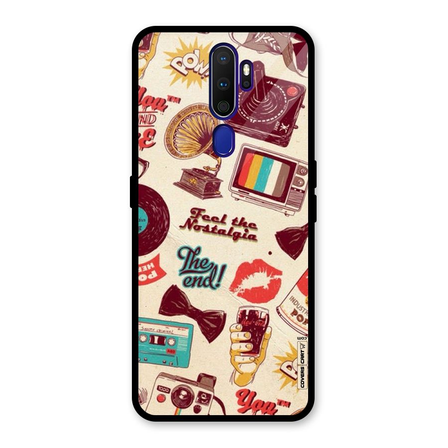 Feel The Nostalgia Glass Back Case for Oppo A9 (2020)