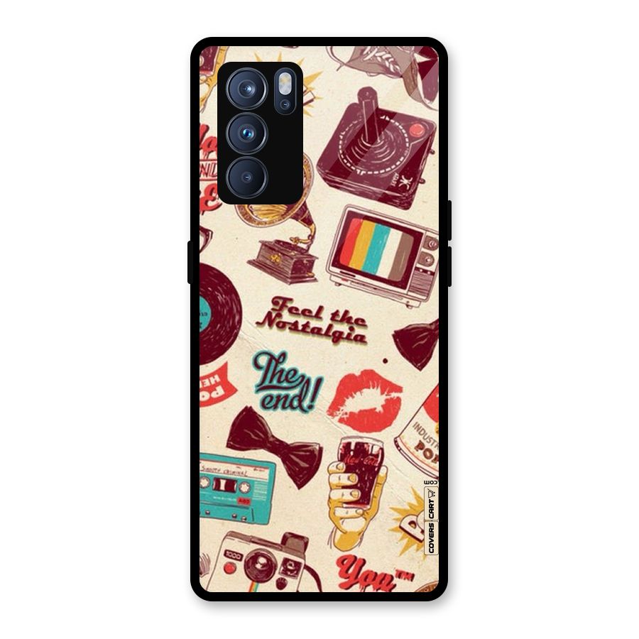 Feel The Nostalgia Glass Back Case for Oppo Reno6 Pro 5G