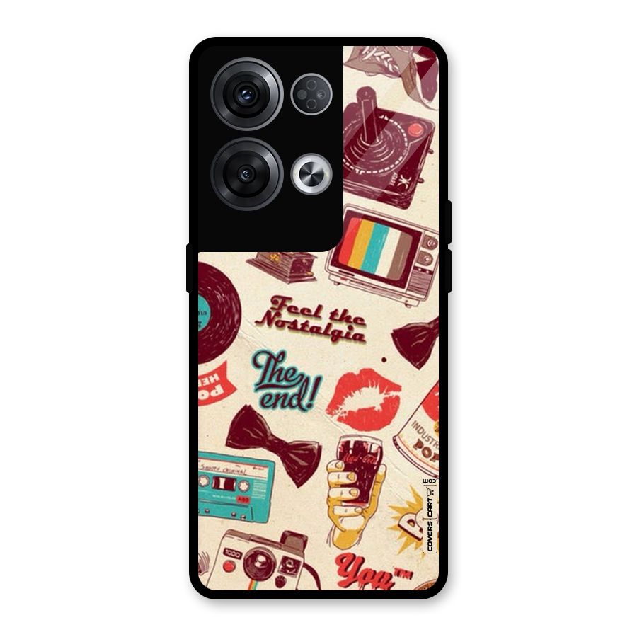 Feel The Nostalgia Glass Back Case for Oppo Reno8 Pro 5G