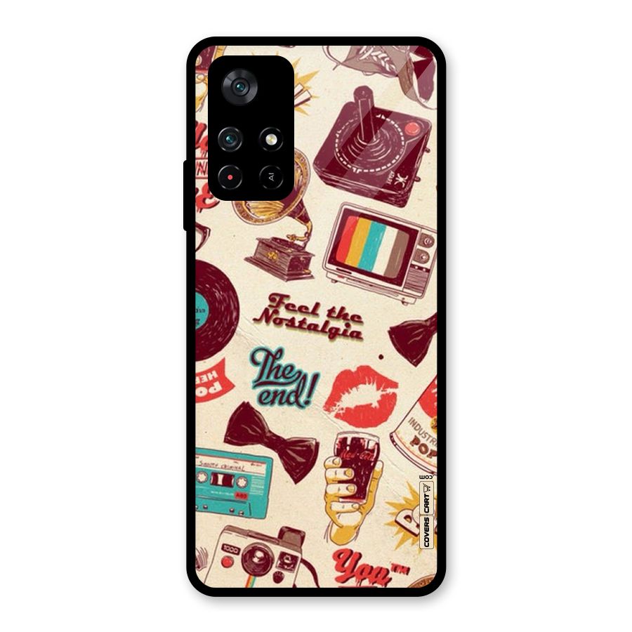 Feel The Nostalgia Glass Back Case for Poco M4 Pro 5G