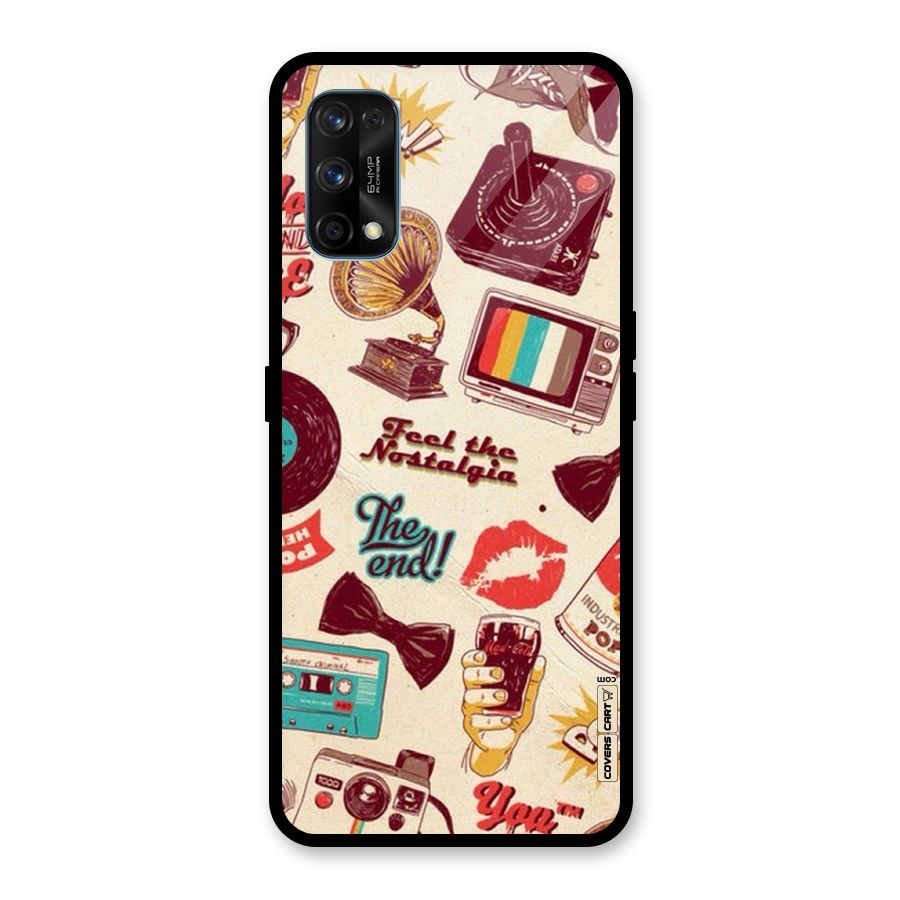 Feel The Nostalgia Glass Back Case for Realme 7 Pro