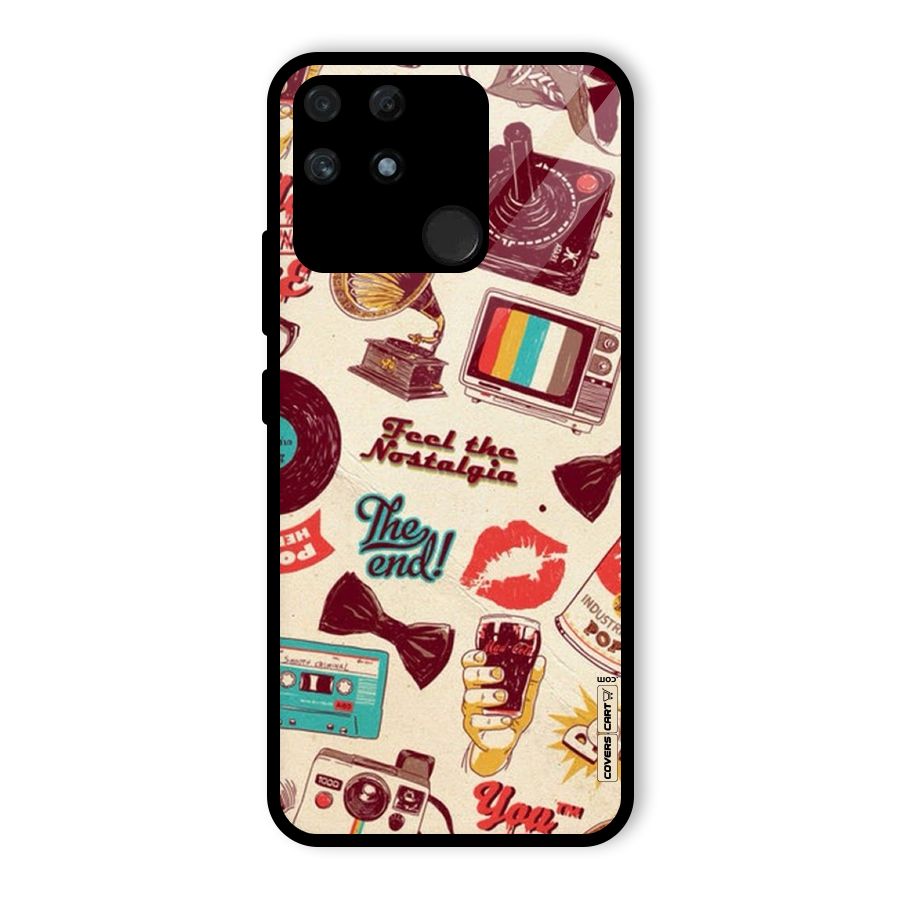 Feel The Nostalgia Glass Back Case for Realme Narzo 50A