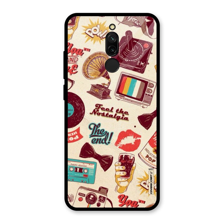 Feel The Nostalgia Glass Back Case for Redmi 8