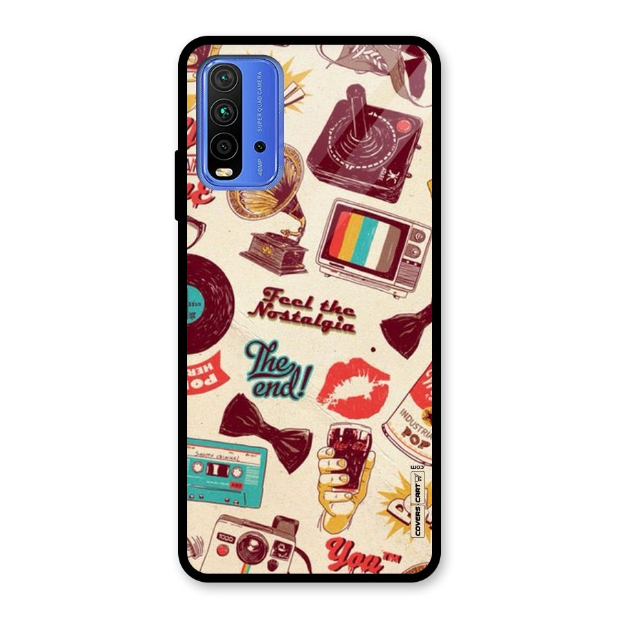 Feel The Nostalgia Glass Back Case for Redmi 9 Power