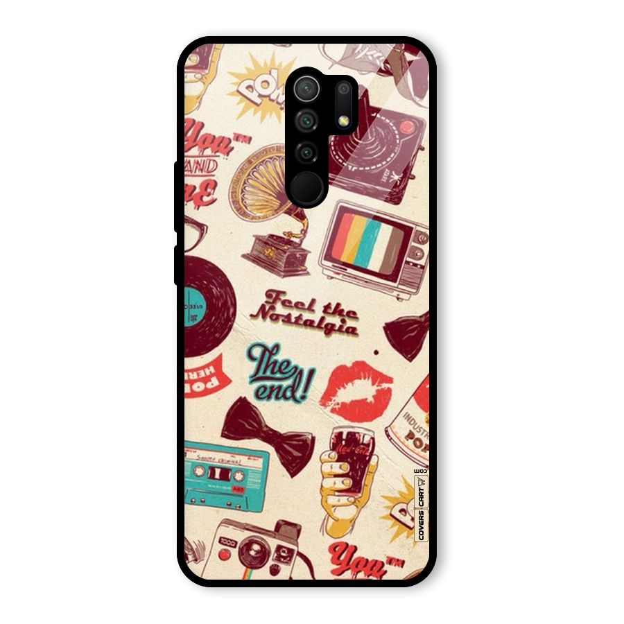 Feel The Nostalgia Glass Back Case for Redmi 9 Prime