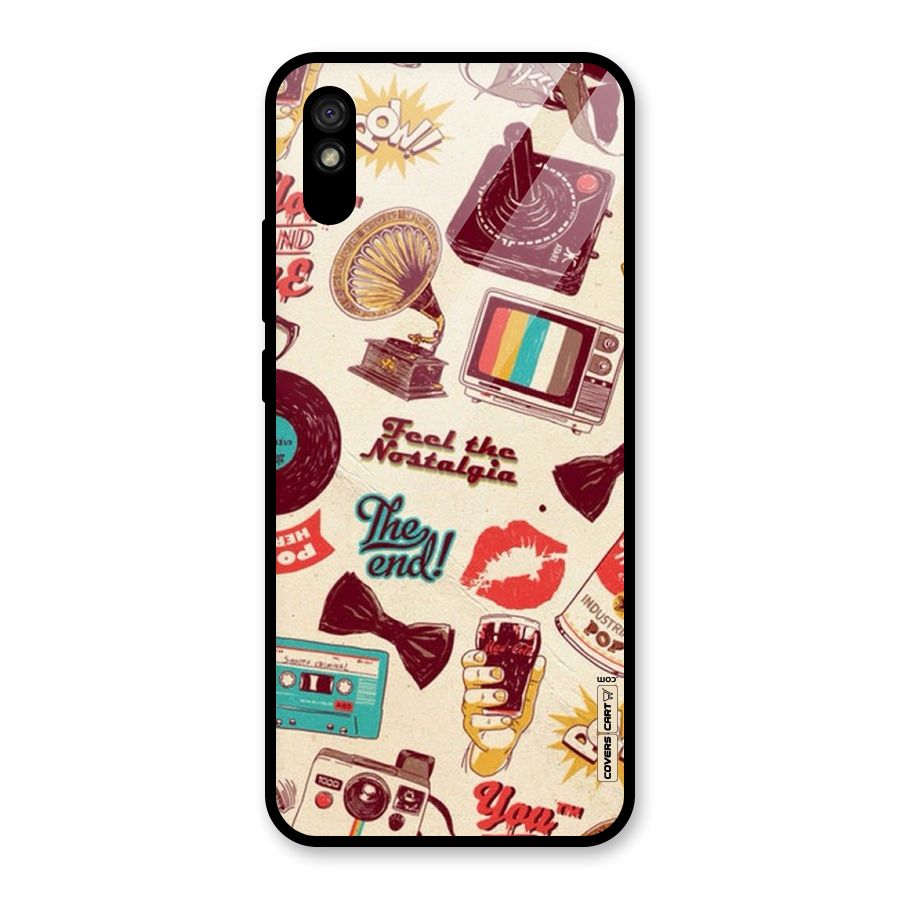 Feel The Nostalgia Glass Back Case for Redmi 9i