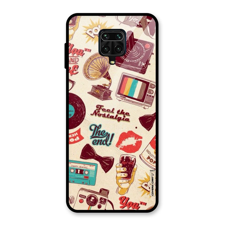 Feel The Nostalgia Glass Back Case for Redmi Note 9 Pro