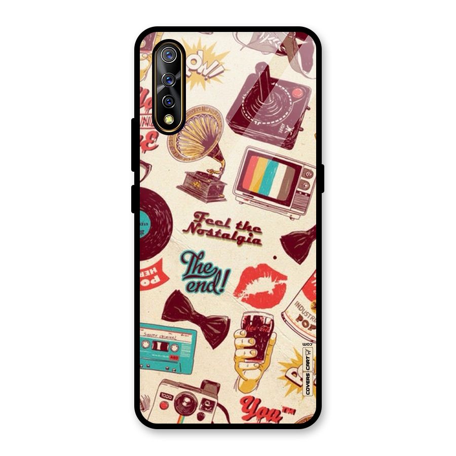 Feel The Nostalgia Glass Back Case for Vivo S1