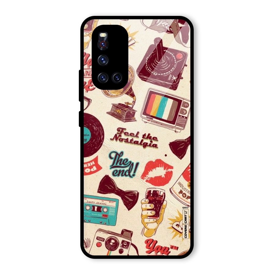 Feel The Nostalgia Glass Back Case for Vivo V19