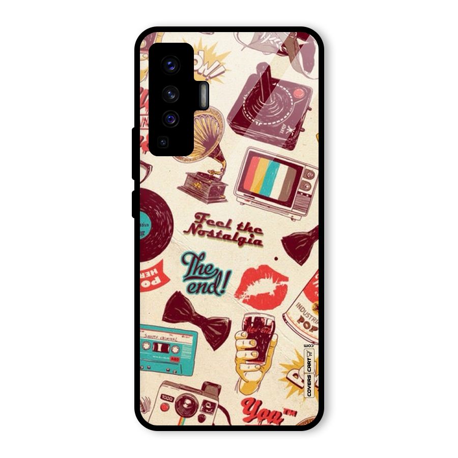 Feel The Nostalgia Glass Back Case for Vivo X50