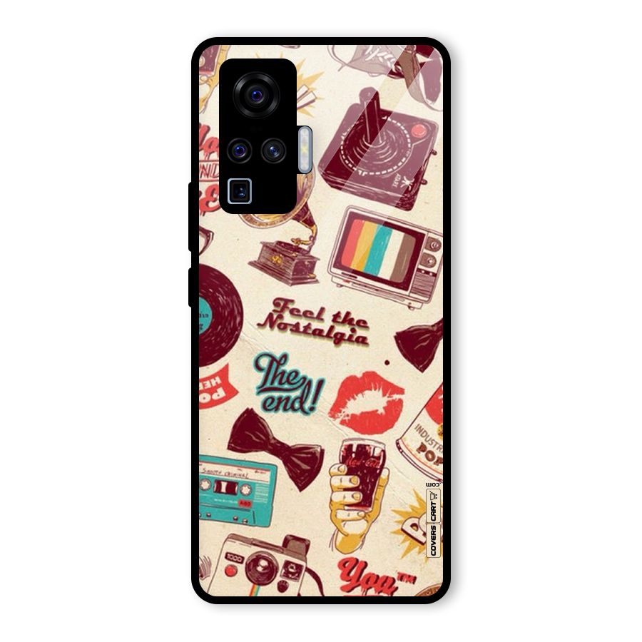 Feel The Nostalgia Glass Back Case for Vivo X50 Pro