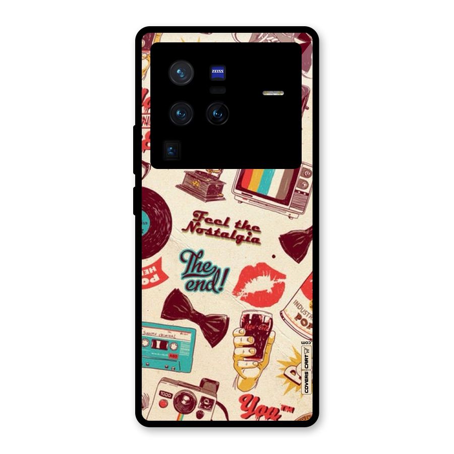 Feel The Nostalgia Glass Back Case for Vivo X80 Pro