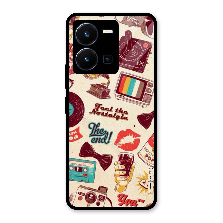 Feel The Nostalgia Glass Back Case for Vivo Y35