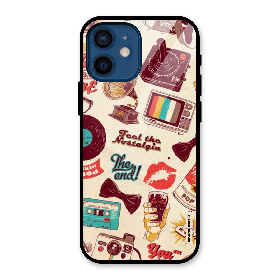 Feel The Nostalgia Glass Back Case for iPhone 12 Mini