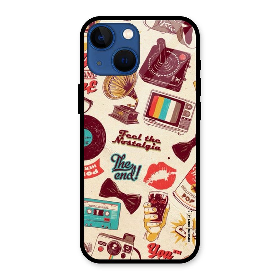 Feel The Nostalgia Glass Back Case for iPhone 13 Mini