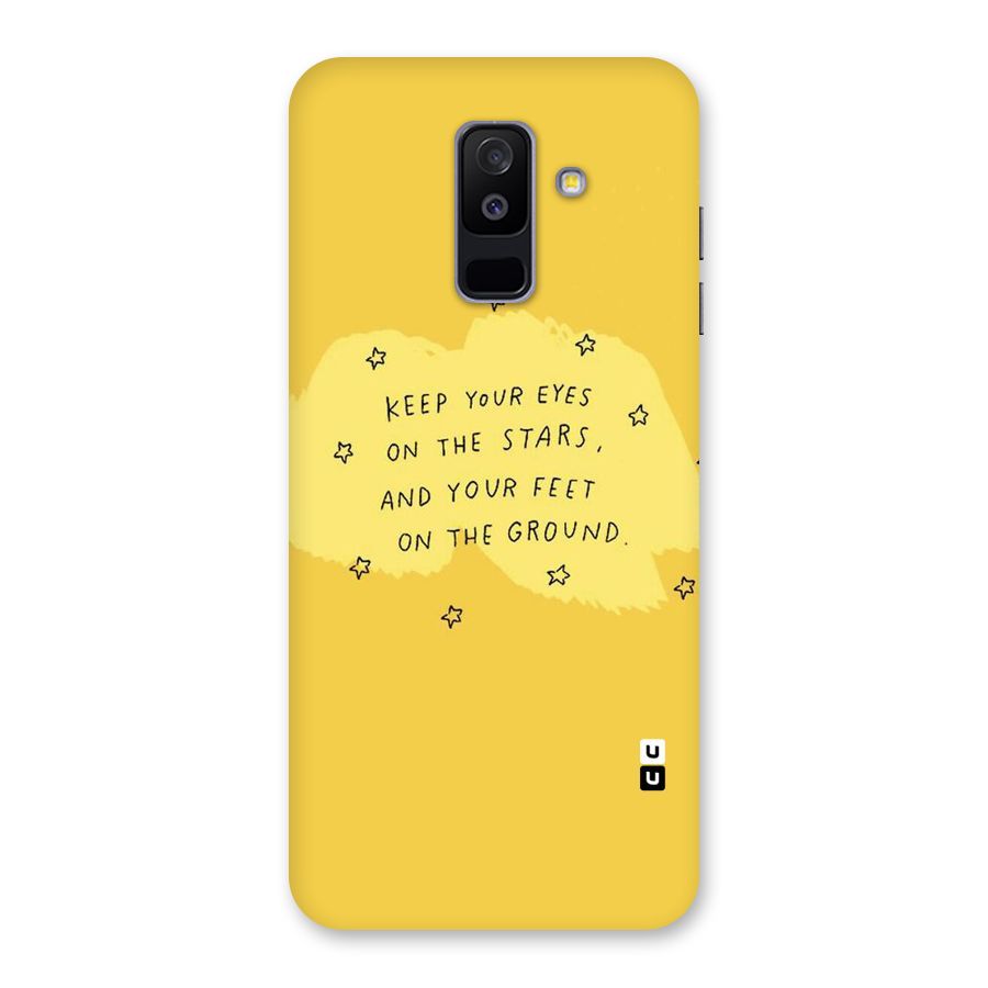 Feet On Ground Back Case for Galaxy A6 Plus