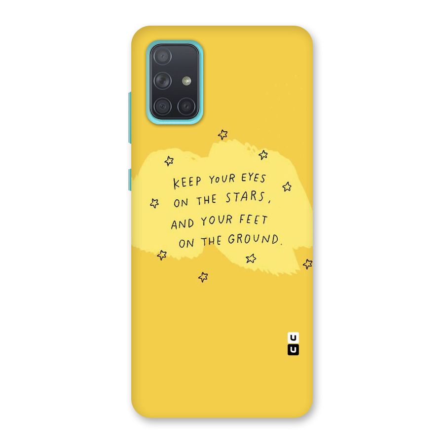 Feet On Ground Back Case for Galaxy A71