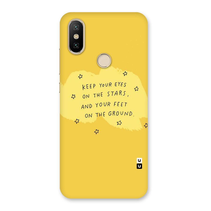Feet On Ground Back Case for Mi A2