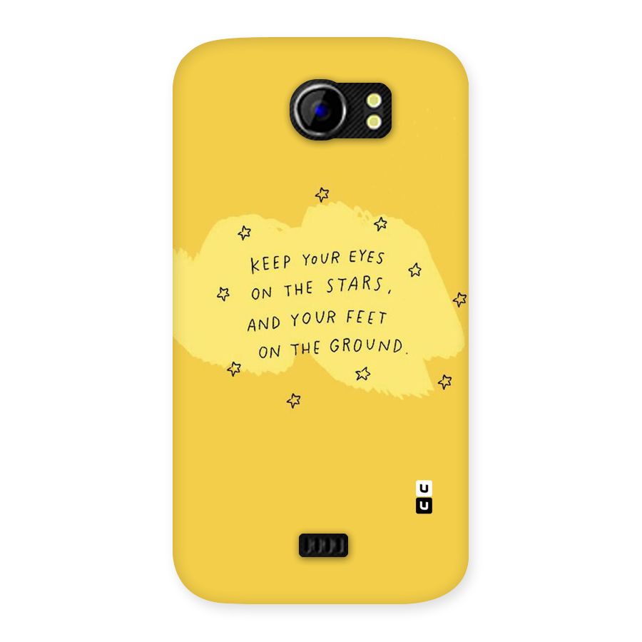 Feet On Ground Back Case for Micromax Canvas 2 A110
