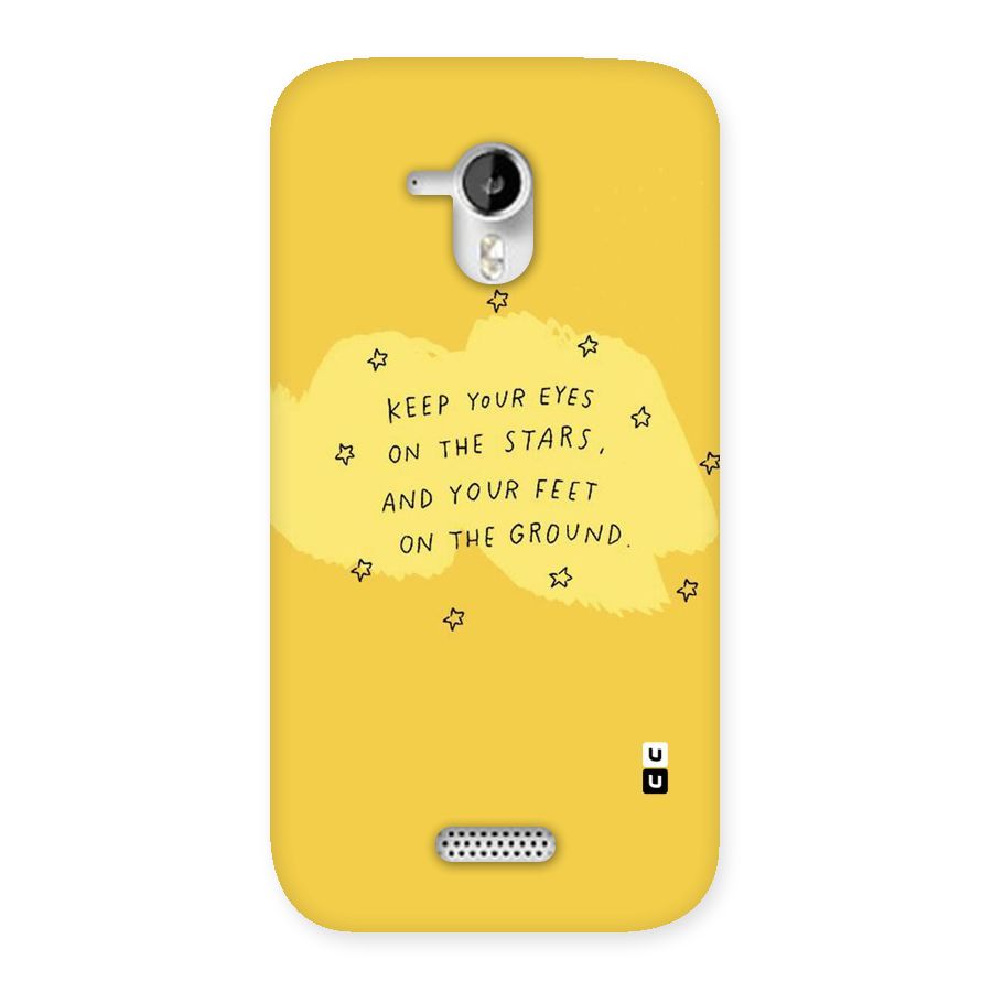 Feet On Ground Back Case for Micromax Canvas HD A116