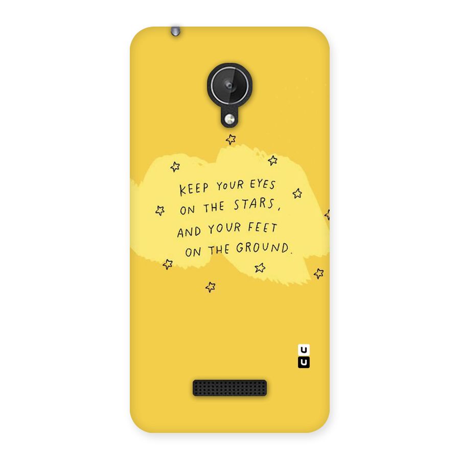 Feet On Ground Back Case for Micromax Canvas Spark Q380