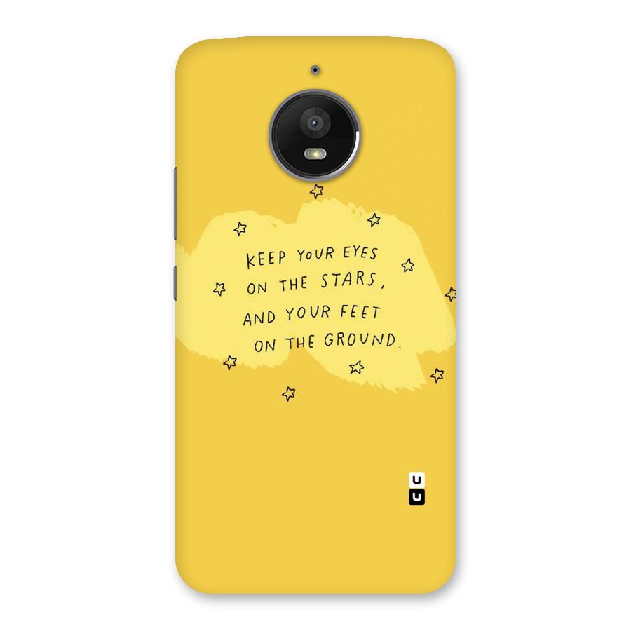 Feet On Ground Back Case for Moto E4 Plus