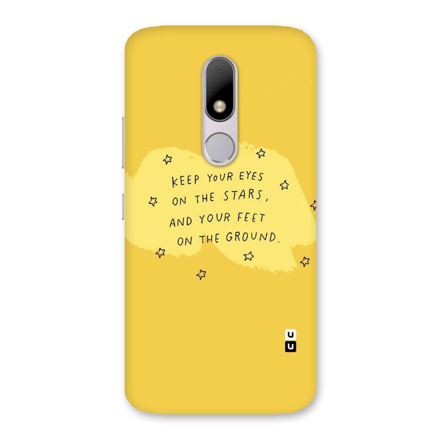 Feet On Ground Back Case for Moto M