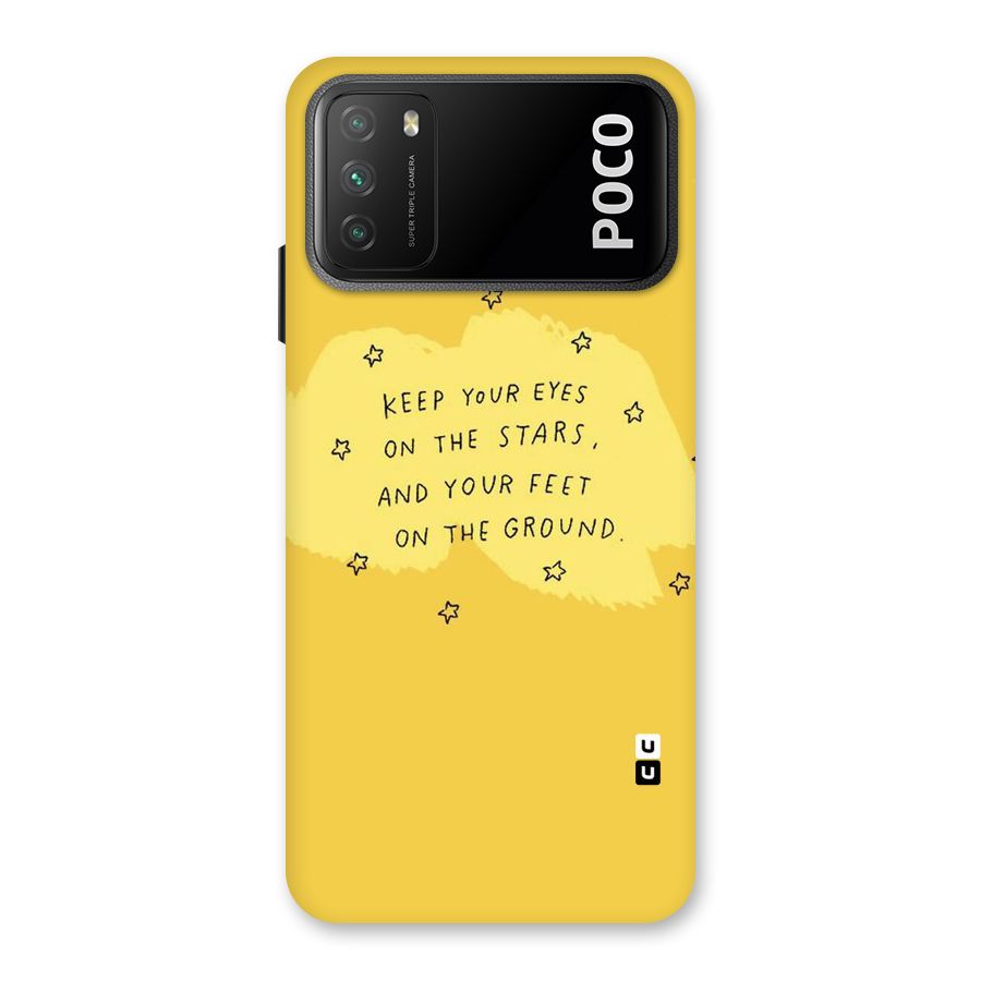 Feet On Ground Back Case for Poco M3