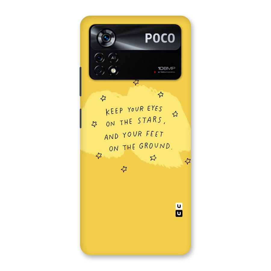 Feet On Ground Back Case for Poco X4 Pro 5G