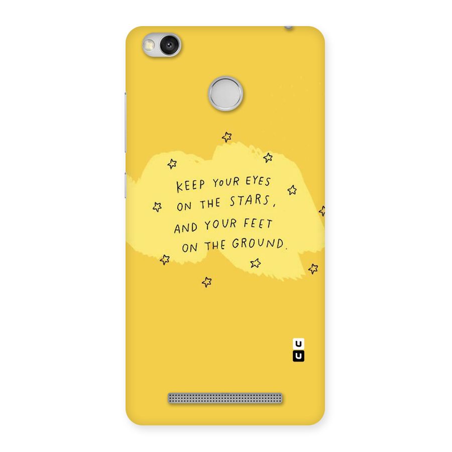 Feet On Ground Back Case for Redmi 3S Prime
