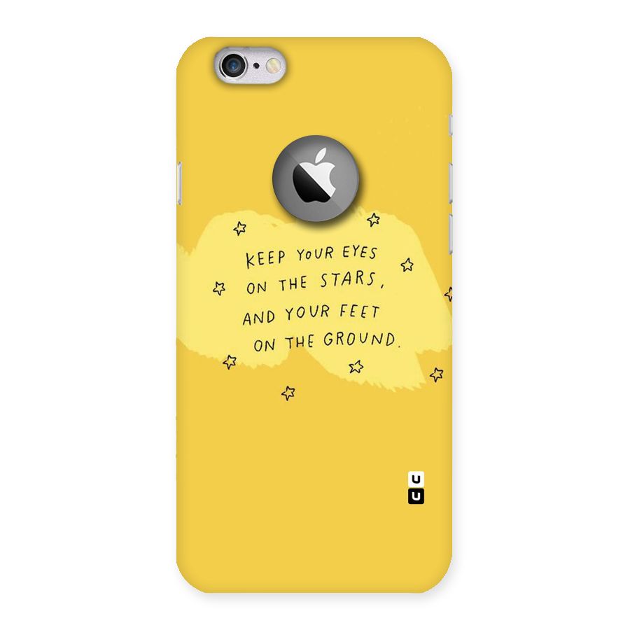 Feet On Ground Back Case for iPhone 6 Logo Cut