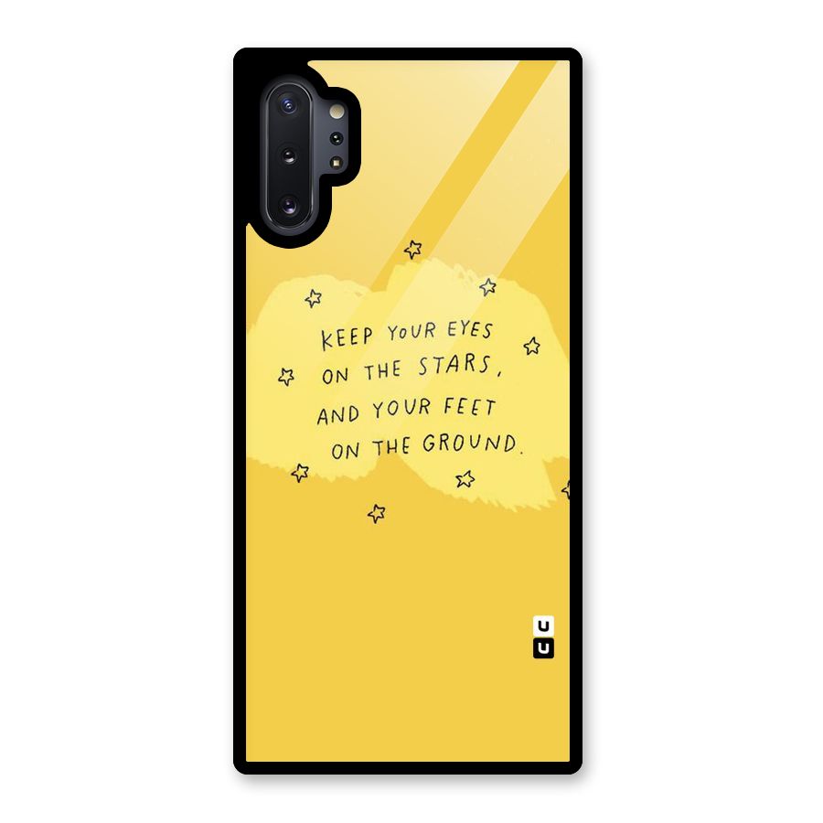 Feet On Ground Glass Back Case for Galaxy Note 10 Plus