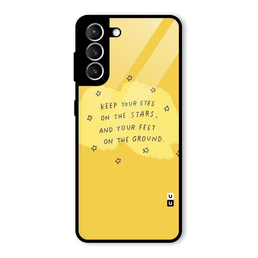 Feet On Ground Glass Back Case for Galaxy S21 5G