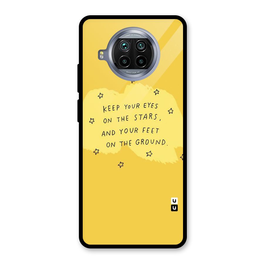 Feet On Ground Glass Back Case for Mi 10i