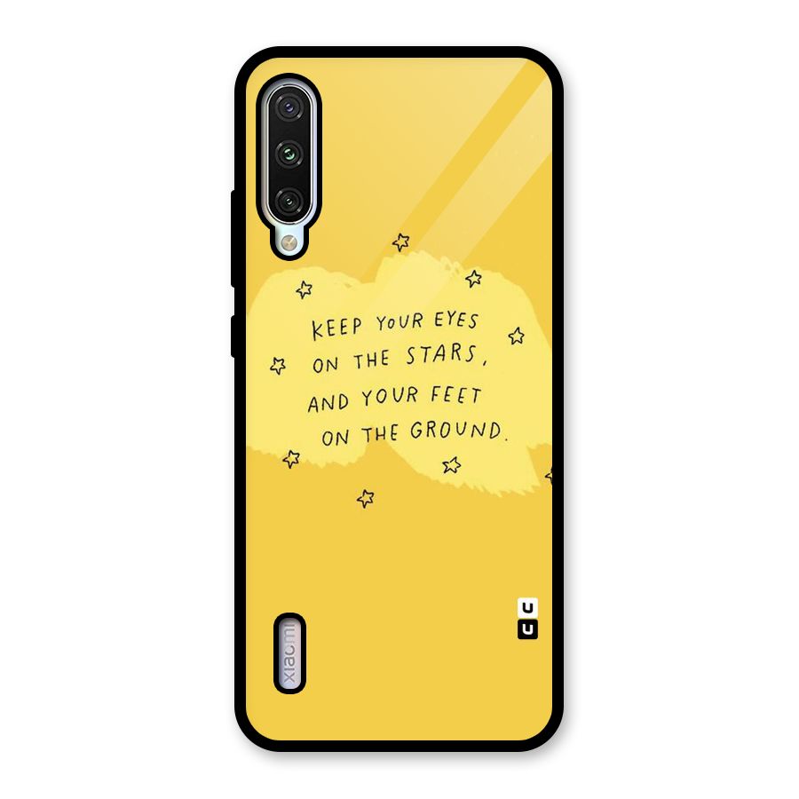 Feet On Ground Glass Back Case for Mi A3