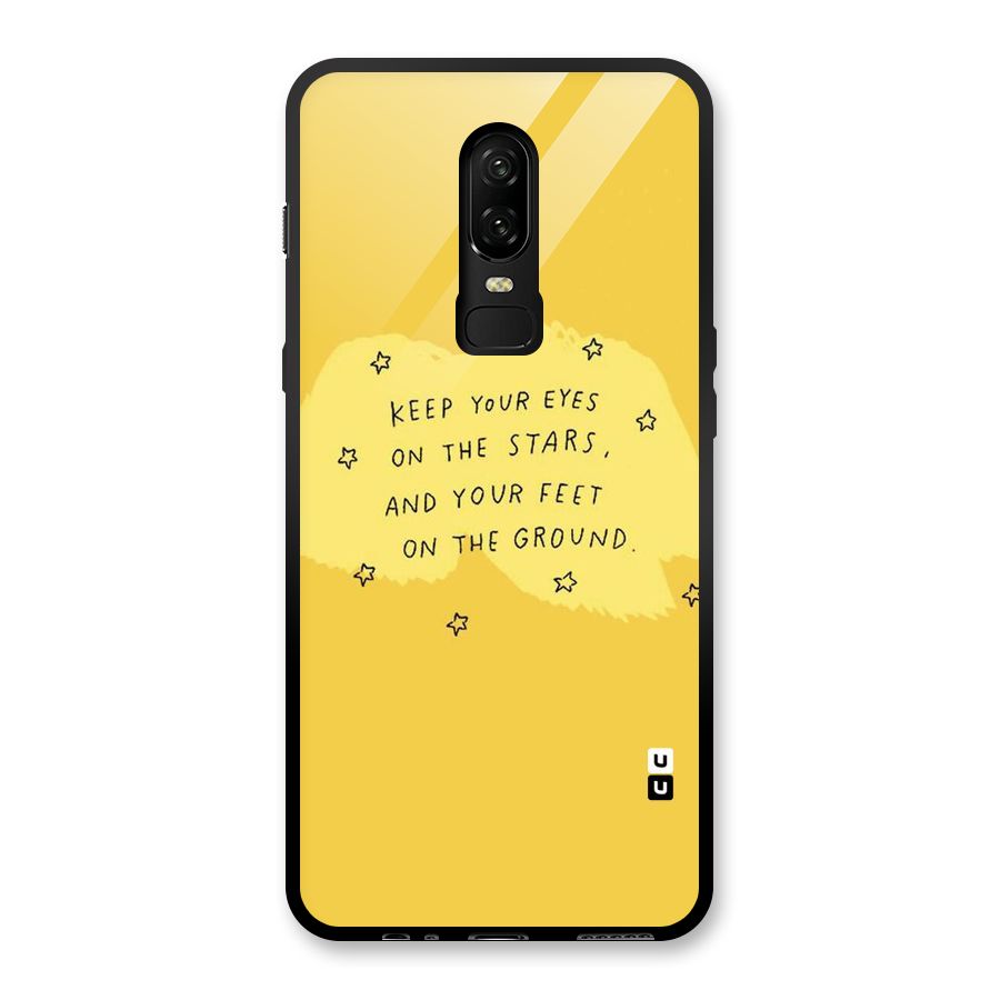 Feet On Ground Glass Back Case for OnePlus 6